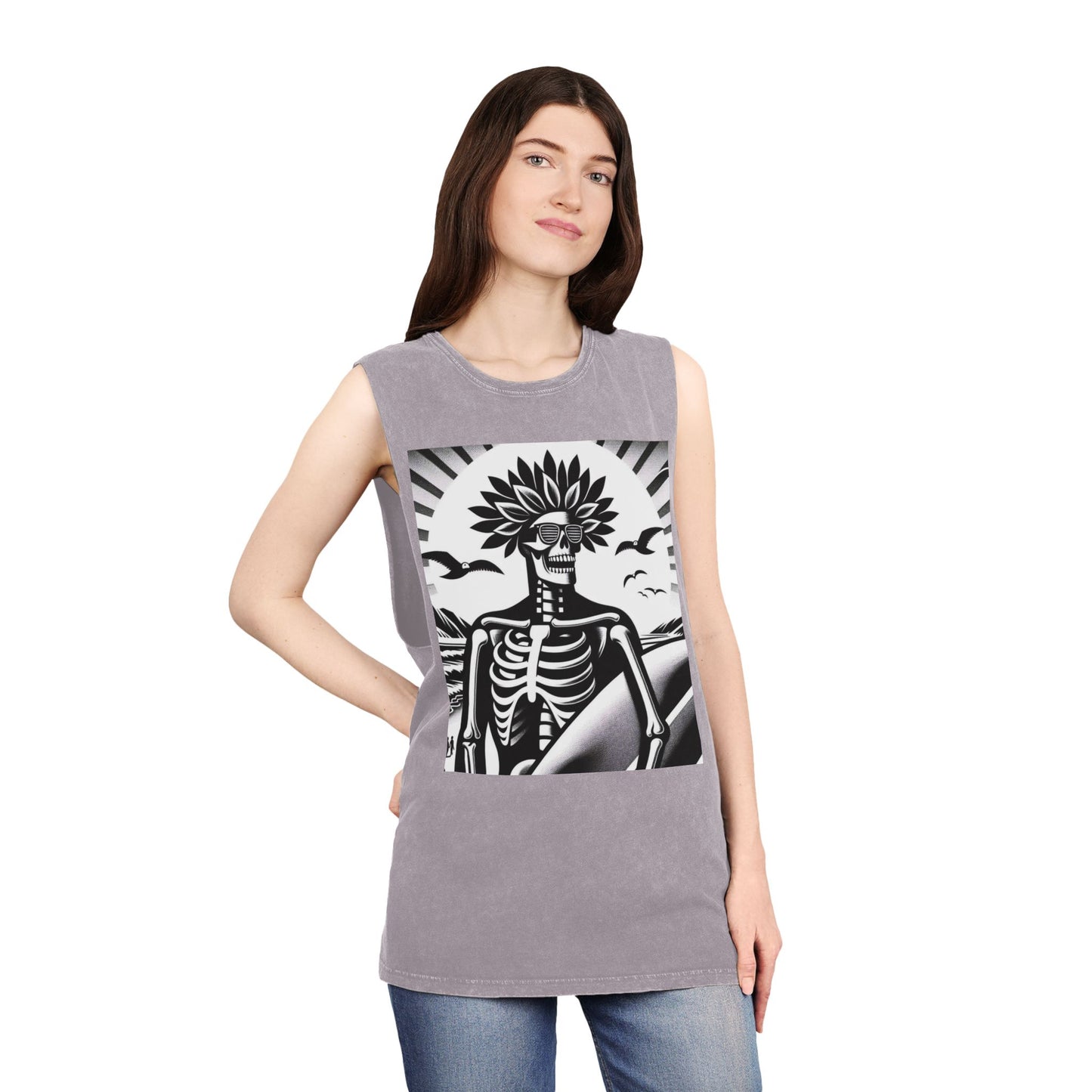 Unisex Stonewash Tank Top
