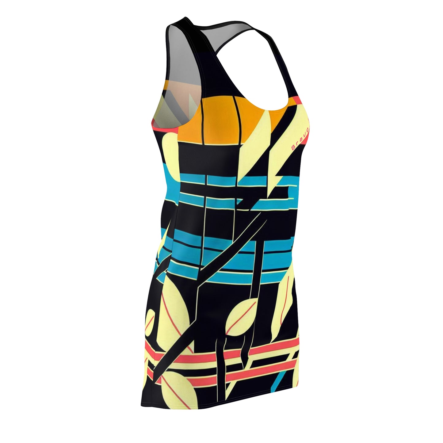 Women's Cut & Sew Racerback Dress (AOP)