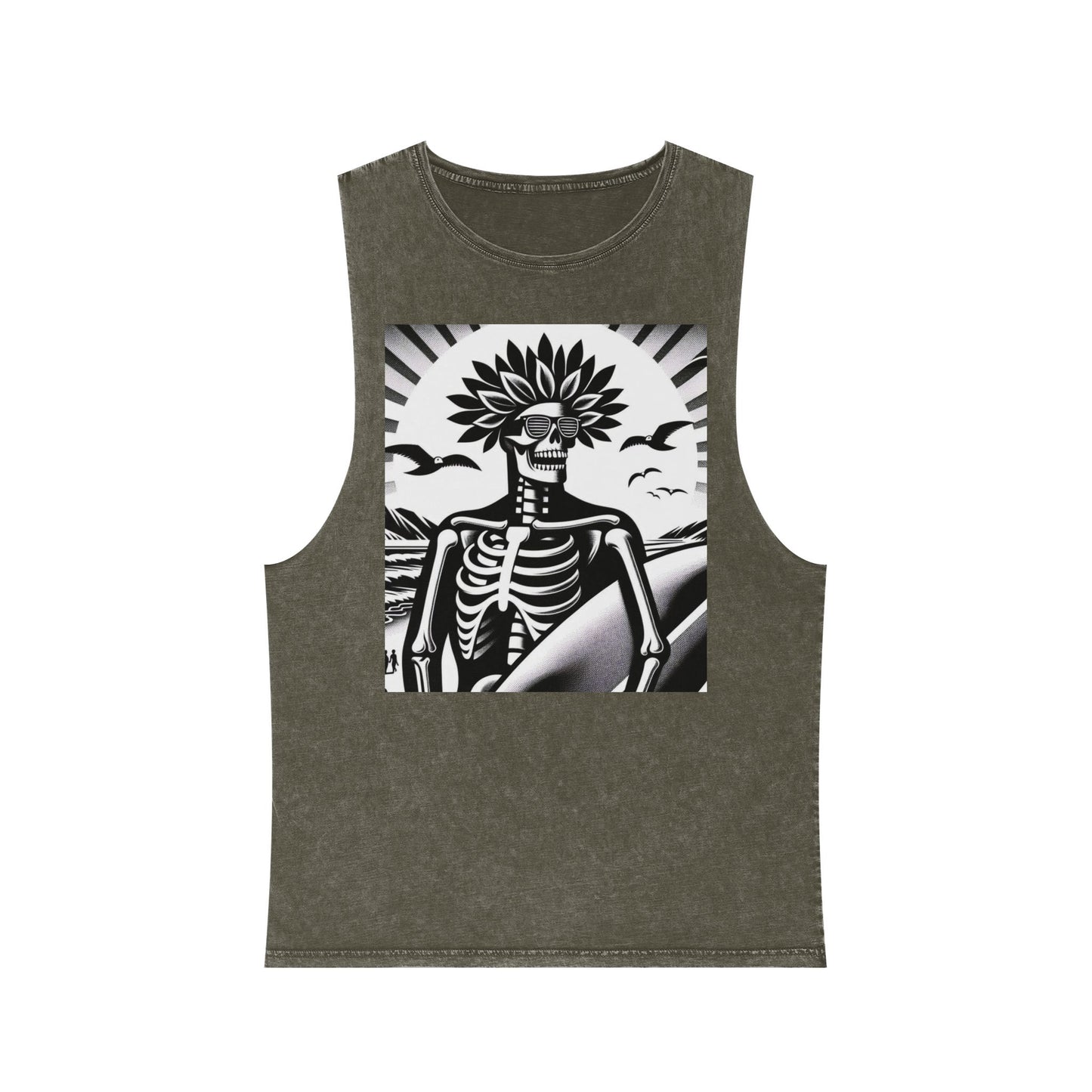 Unisex Stonewash Tank Top