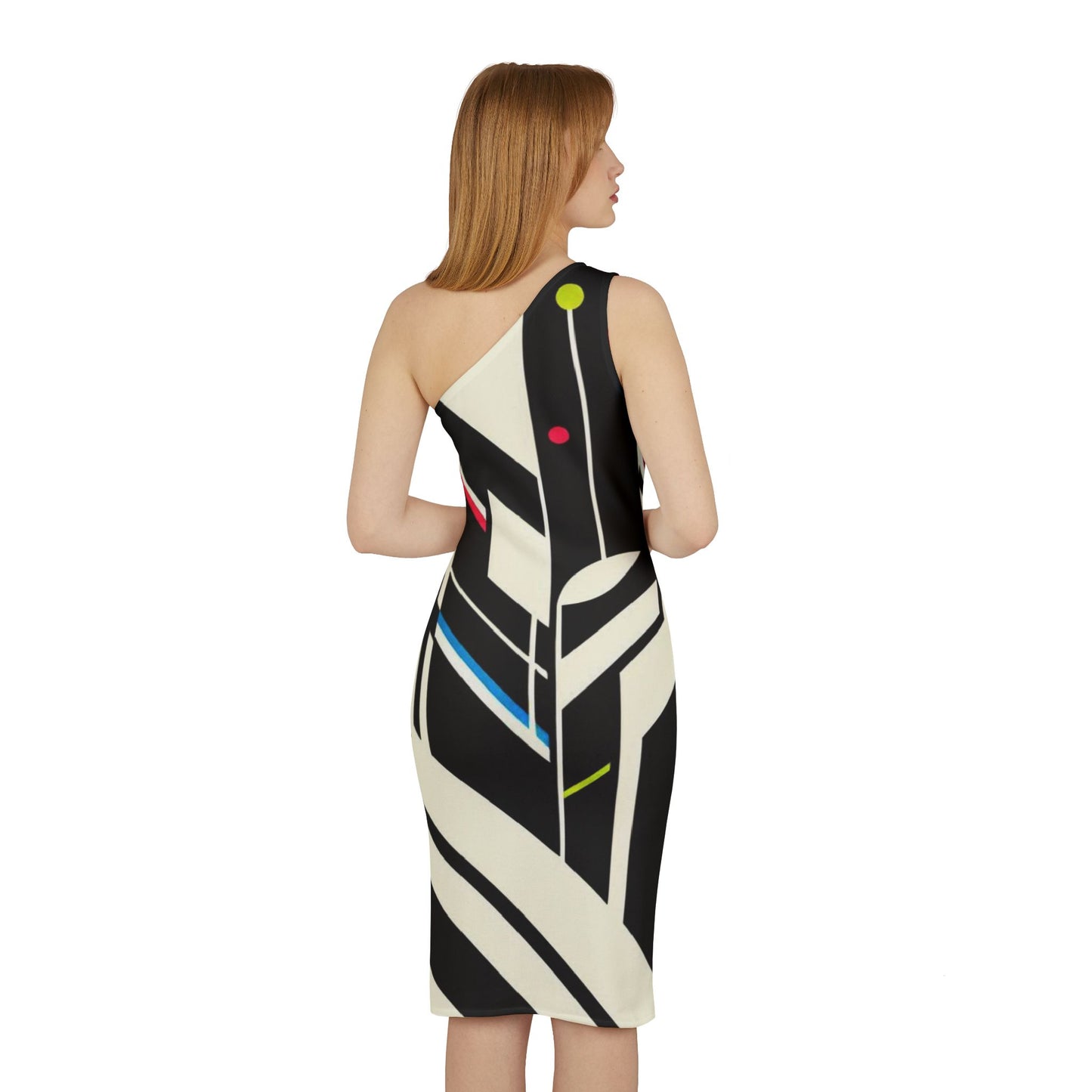 Shoulder Dress (AOP)
