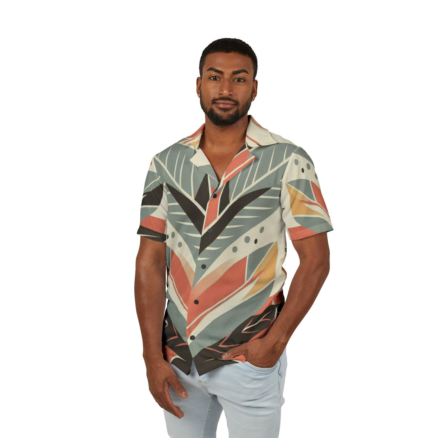 Men's Hawaiian Camp Shirt (AOP)