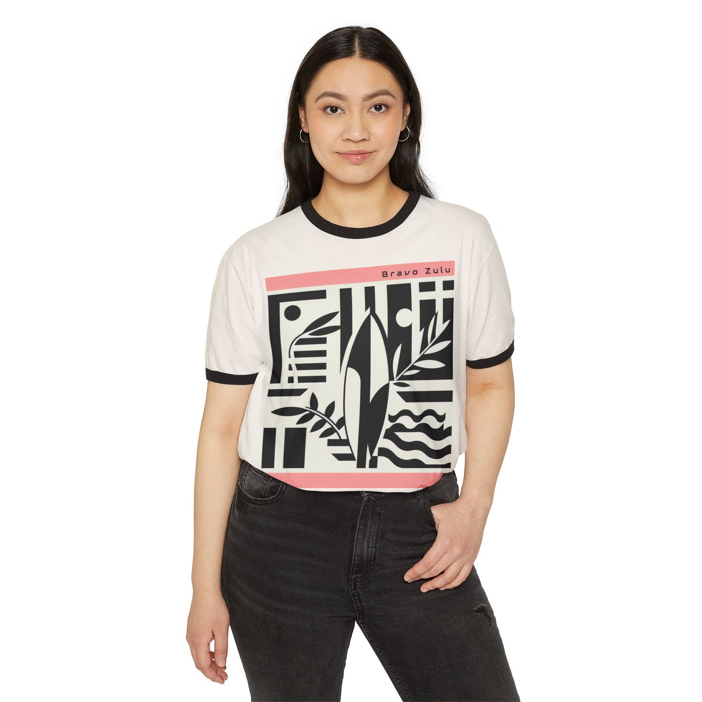 Unisex Cotton Ringer T-Shirt