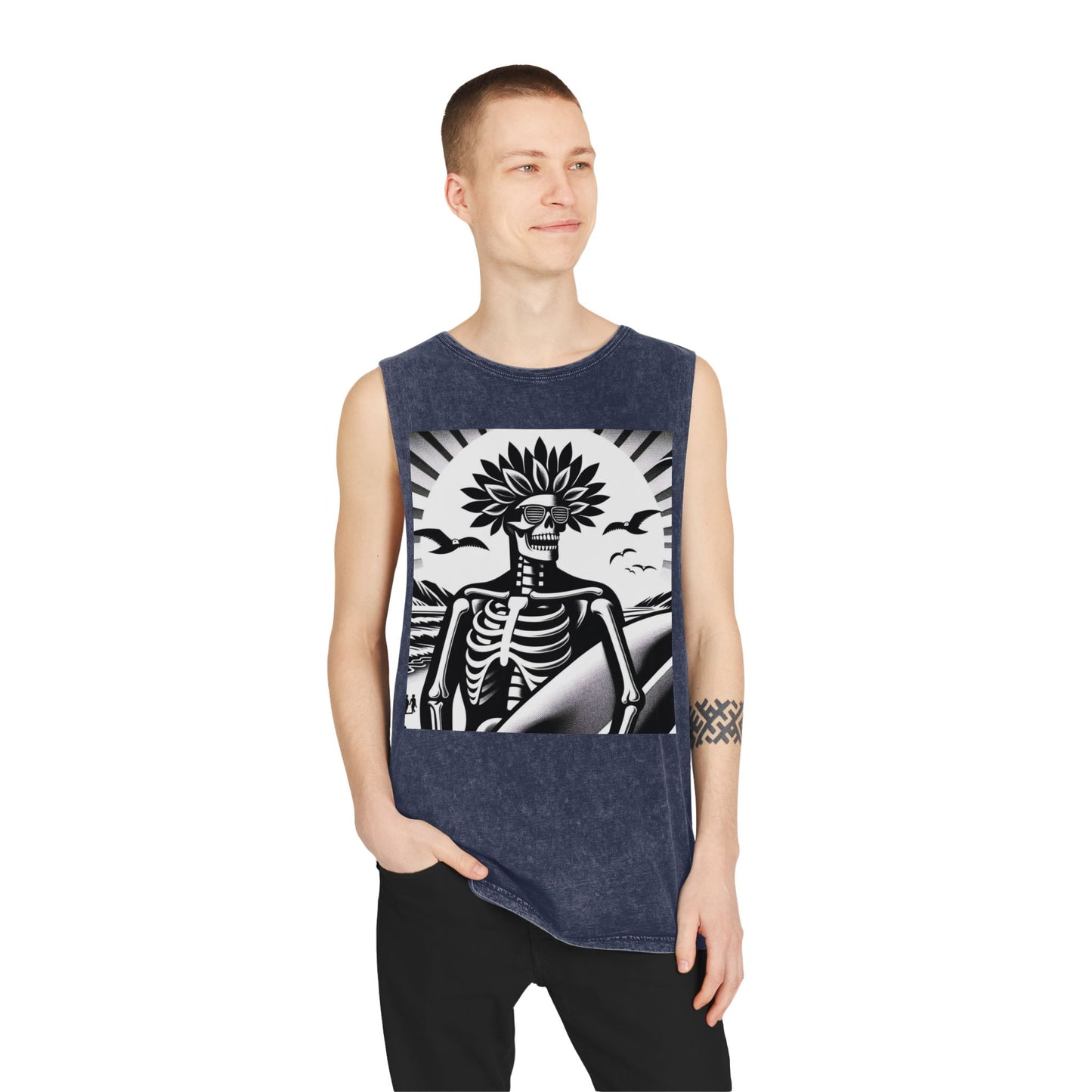 Unisex Stonewash Tank Top