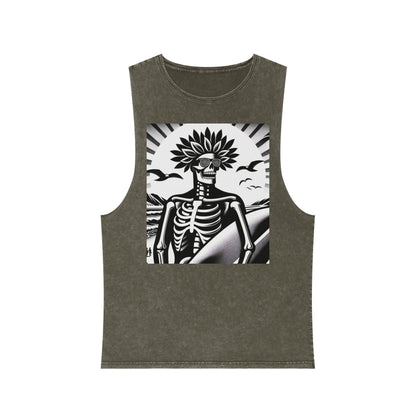 Unisex Stonewash Tank Top