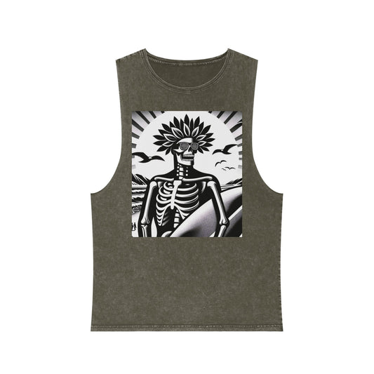 Unisex Stonewash Tank Top