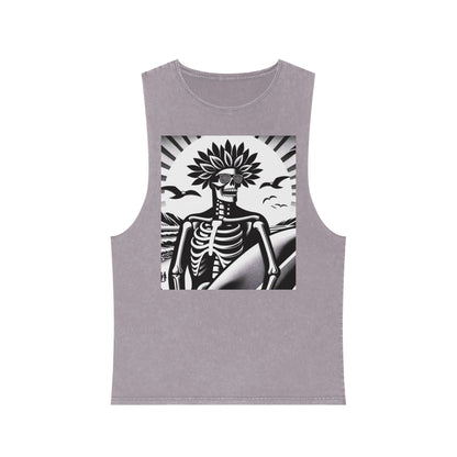 Unisex Stonewash Tank Top