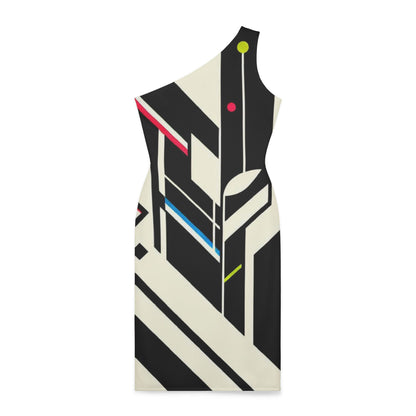 Shoulder Dress (AOP)