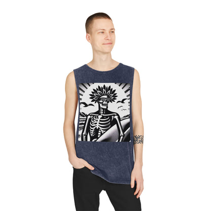 Unisex Stonewash Tank Top